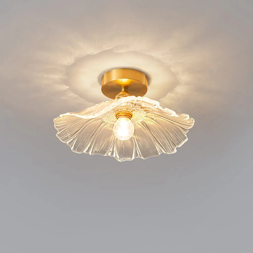 Lavor Flower Glass Ceiling/Pendant Light-Neutral Decor