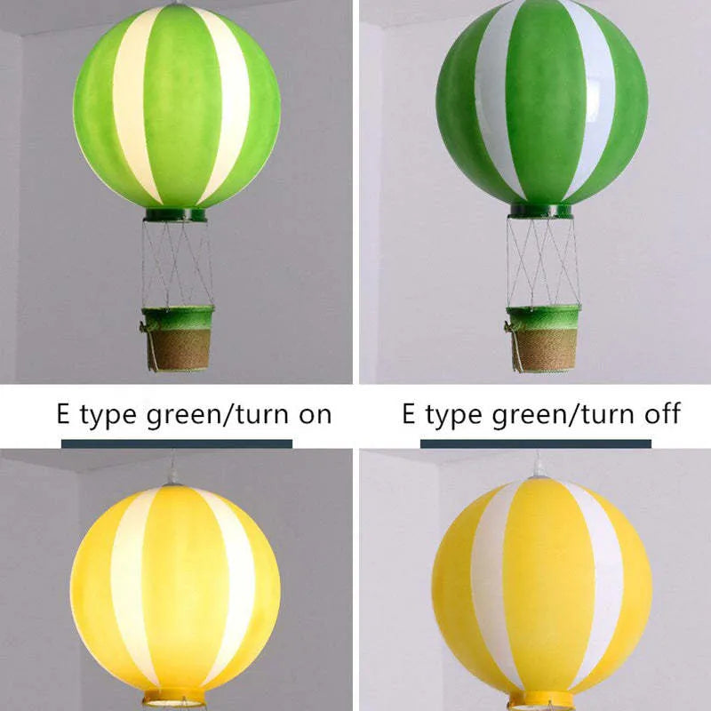 Fekaked Creative Colorful Balloon Pendant Light, Bedroom