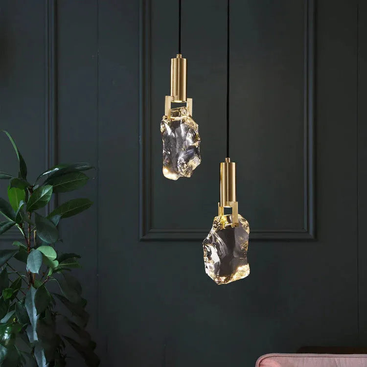 Elquin Pendant Light Crystal Cylindrical Shape-Neutral Decor