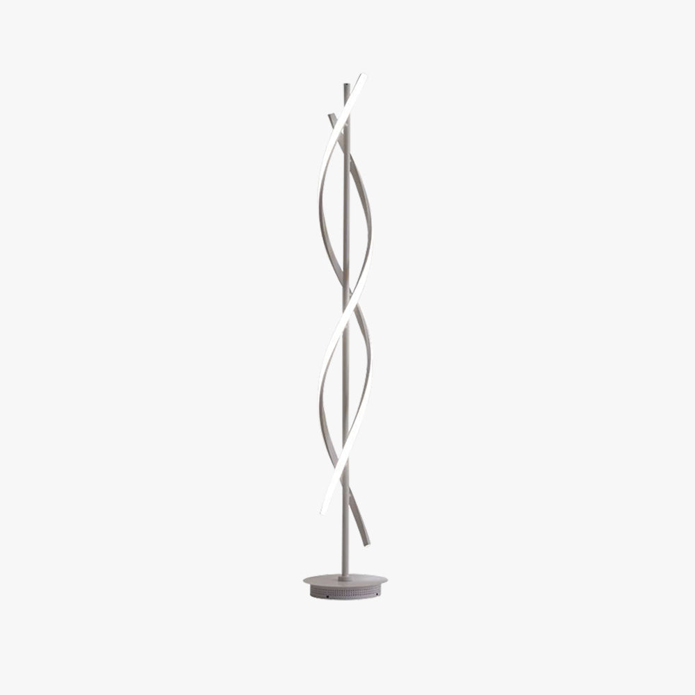 Pakaret Postmodern Linear Floor Lamp, Black/White