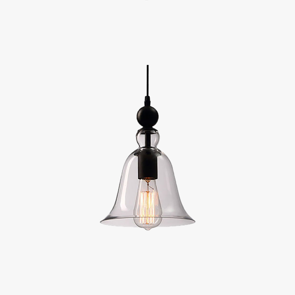 Foritode Vintage Industrial Bell Pendant Light