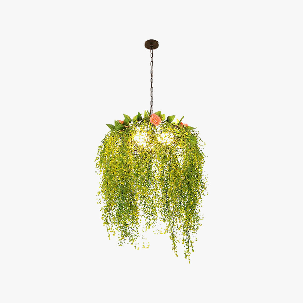 Venagomu Art Natural Plant/Flower Decor Pendant Light Living Room