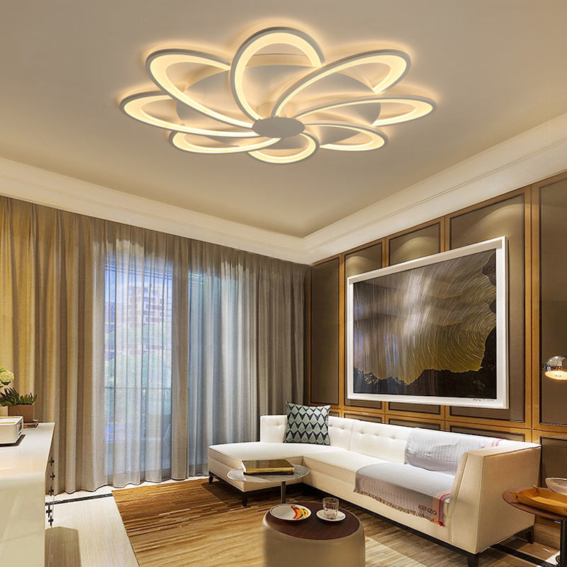 Tiguram Flower Shape Ceiling Light White , 2 Style