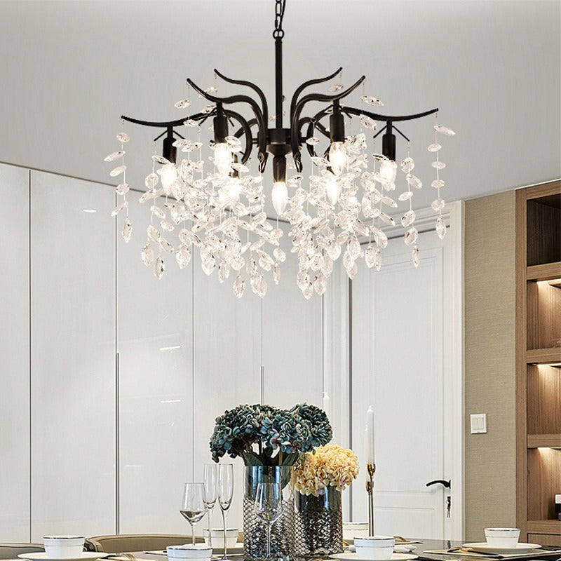 Roduger Luxury Wisteria Flower Crystal Chandelier