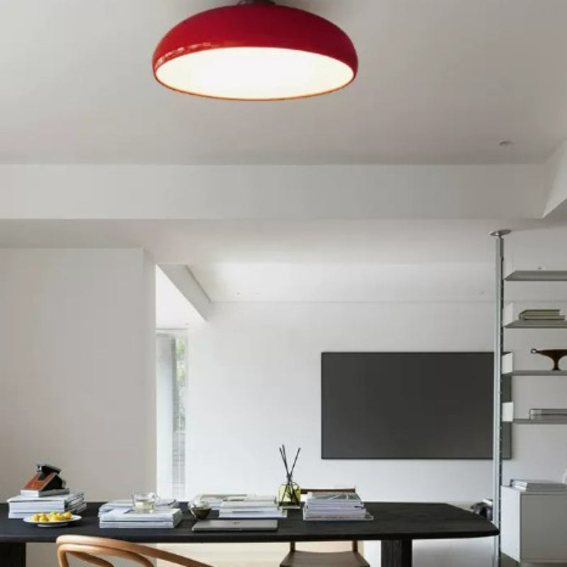 Lekedum Vintage LED Flush Mount Ceiling Light Metal Bedroom/Living Room