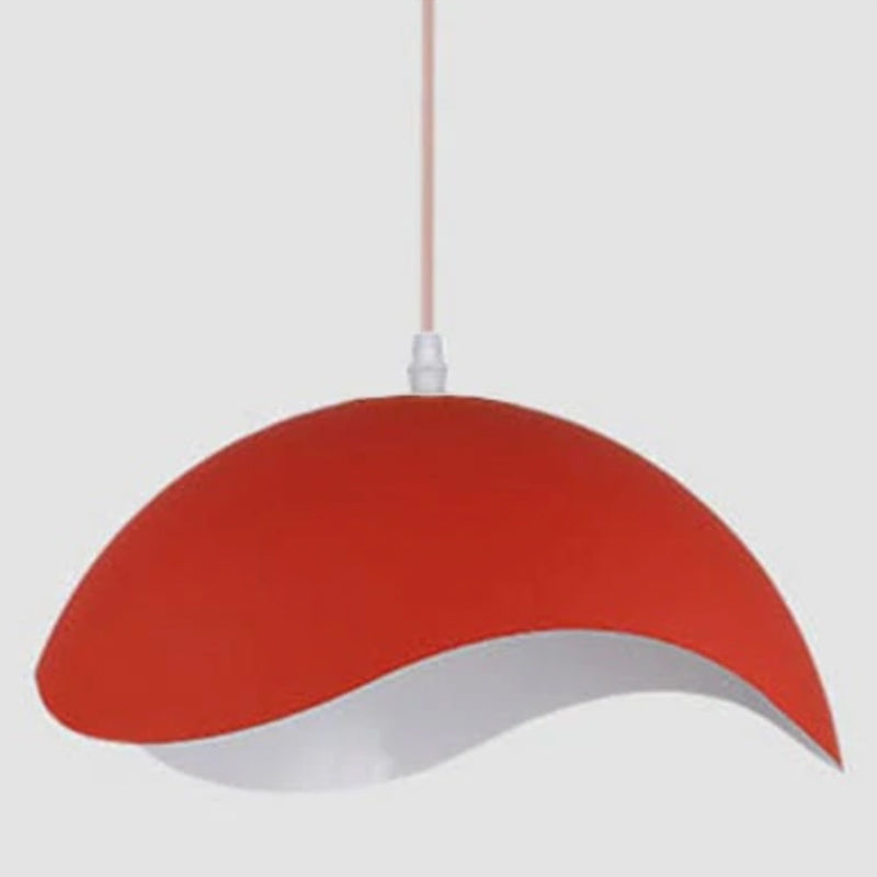 Hobokik Colorful Shade Single Pendant Lights, Wood & Metal