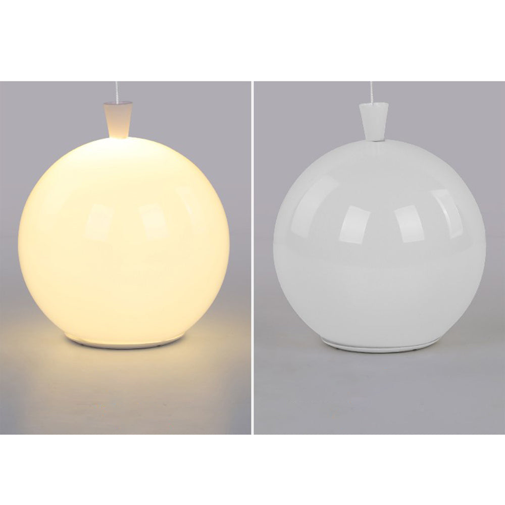 Sibetem Glossiness Ceiling Light Balloon Flush Mount, Bedroom