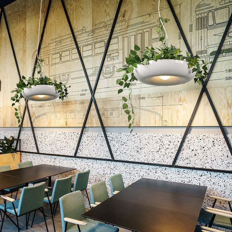 Viratak Modern Metal Lacquer Round Pendant Light