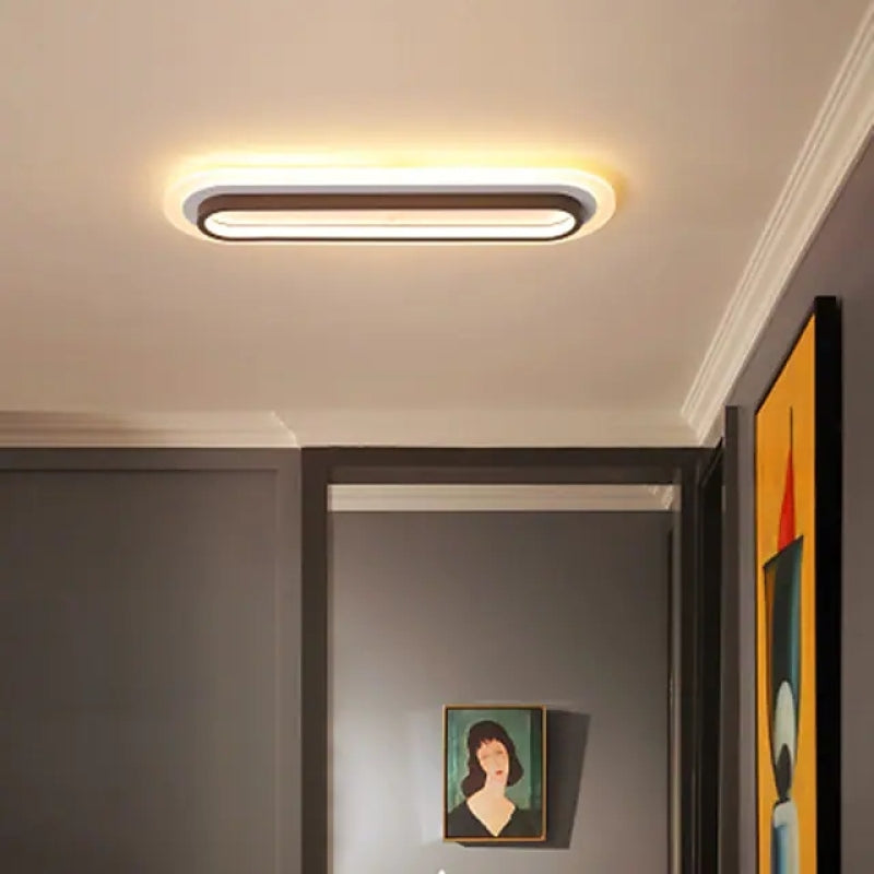 Lenatut Modern Linear Metal/ Ceiling Light