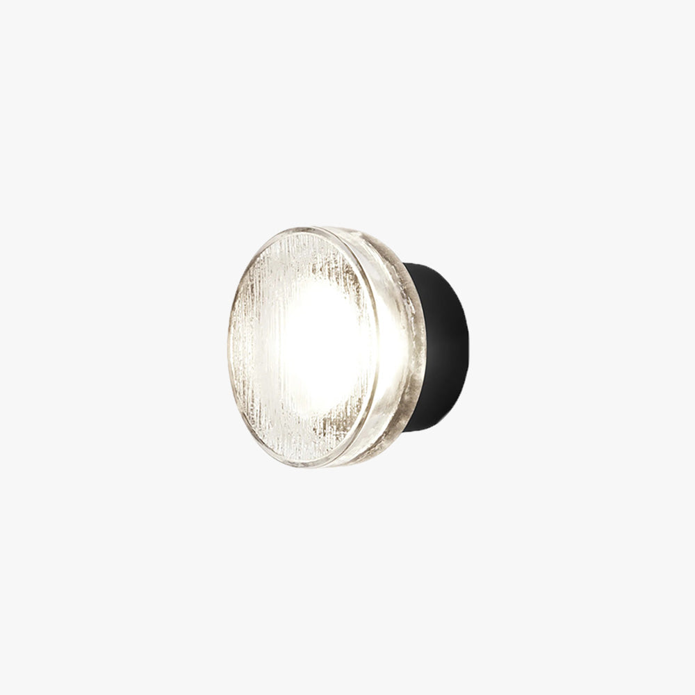 Tipekuk Modern Mini Bubble Metal/Glass Outdoor Wall Lamp, Transparent