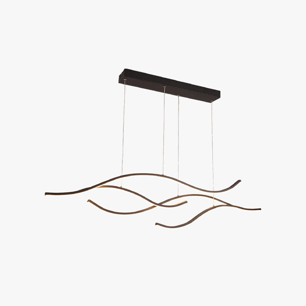 Misigat Modern Wave Pendant Light, 2 Colour