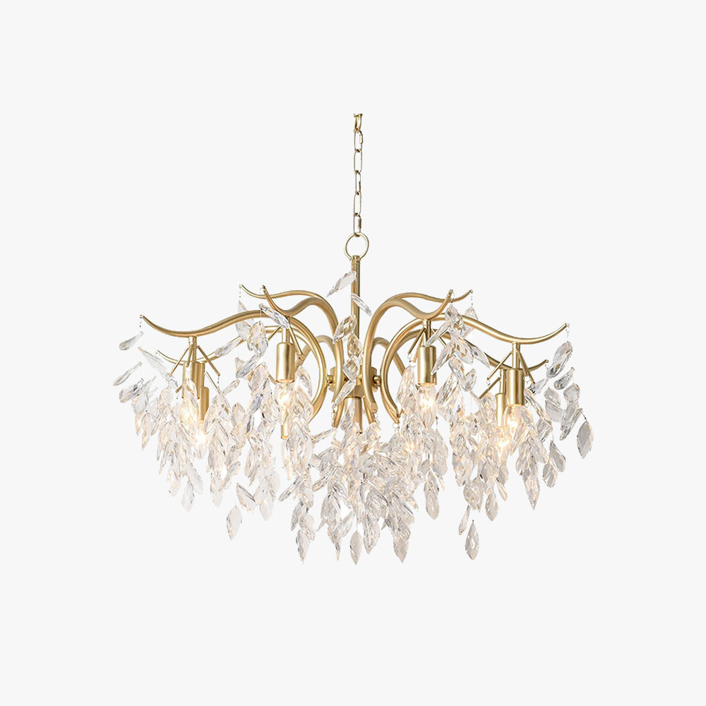 Roduger Luxury Wisteria Flower Crystal Chandelier