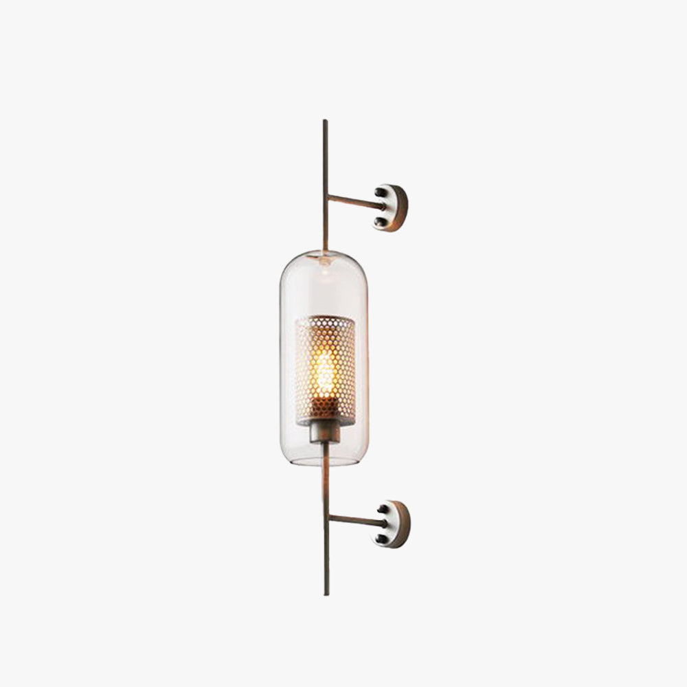 Seniq Industrial Classy Global Clear Glass Wall Lamp-Neutral Decor