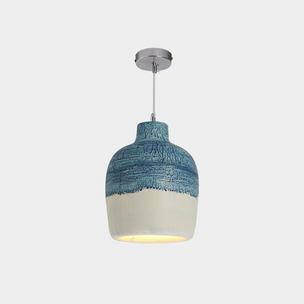 Rovosid Wabi Sabi Jar Shaped Resin Pendant Light, 4 Color