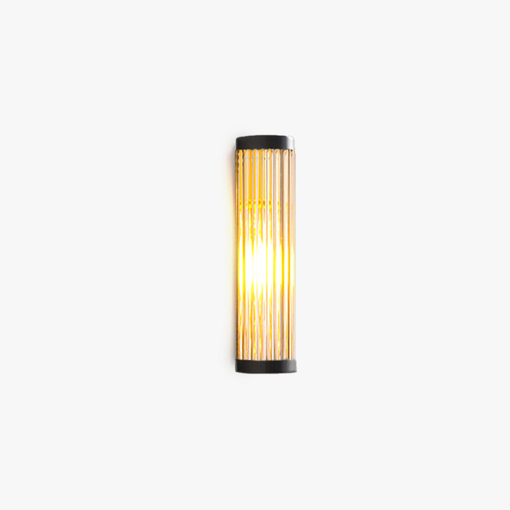 Seluno Wall Lamp Modern Semi-Cylindrical Outdoor Black-Neutral Decor