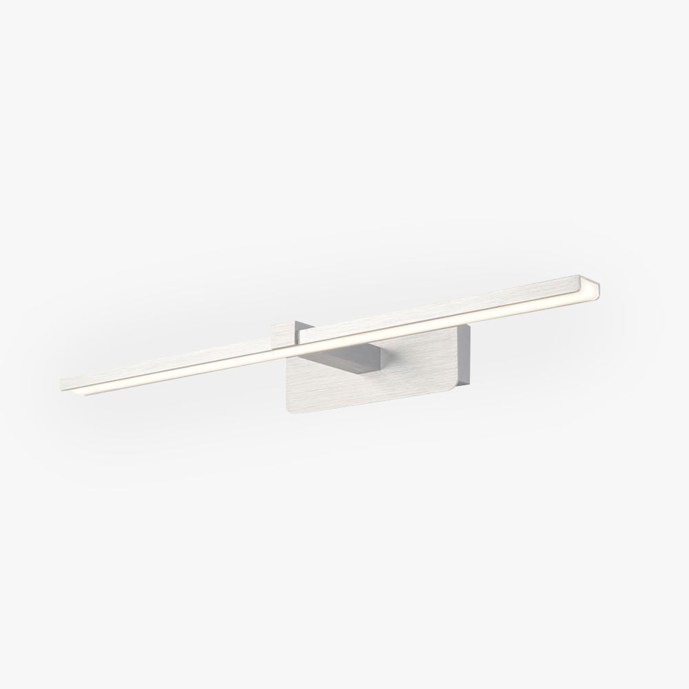 Belemus Nordic Linear Mirror Front Wall Lamp, Silver