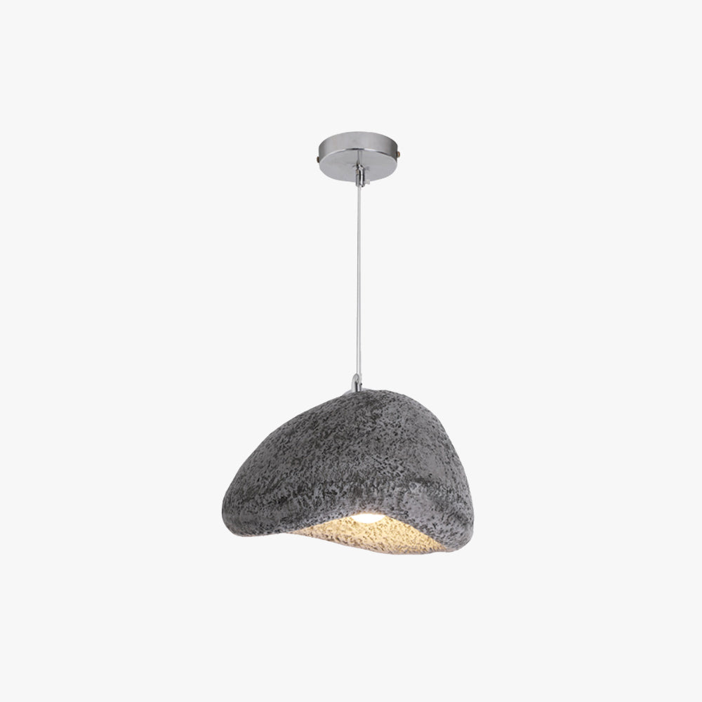 Posepik Wabi Sabi Bread Shape Resin Pendant Light, Resin, 4 Color