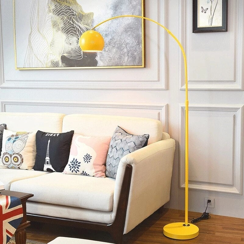 Bosadil Macaron Modern Fishing Arc Floor Lamp