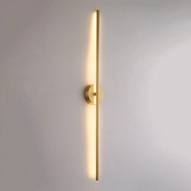Dorina Wall Lamp Modern Linear &Silica Gel Gold-Neutral Decor
