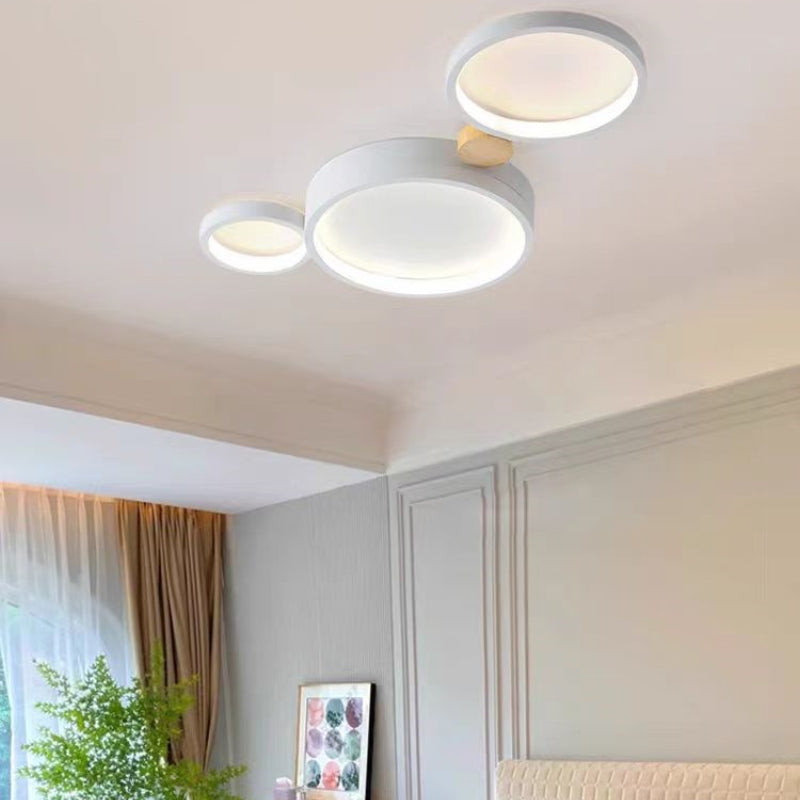 Famitok Round Flush Mount Ceiling Light 3 Colour 3/4/5/6/7 Heads