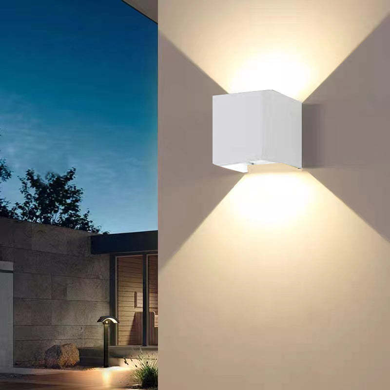 Nexu Modern Adjustable Square Outdoor Wall Lamp LED