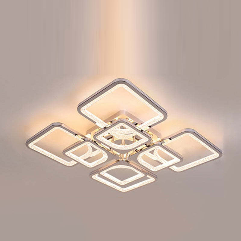 Kemukod Modern Square Flush Mount Ceiling Light