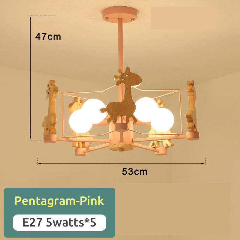 Vosabis Giraffes LED Flush Mount Ceiling Light