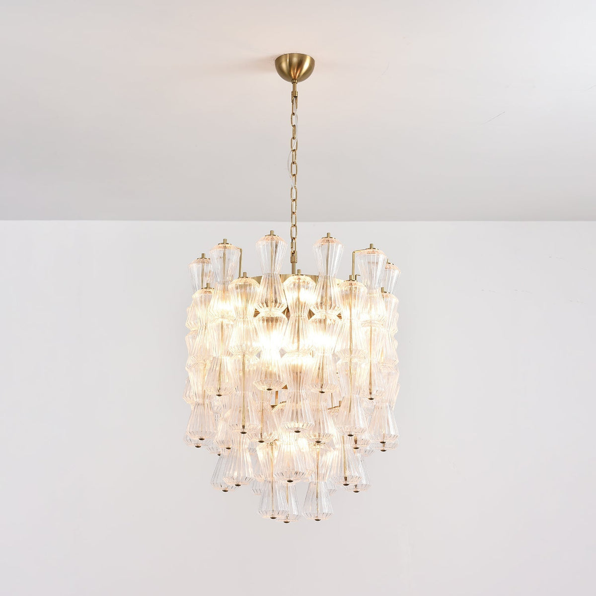 Celarena Chandelier Murano Glass Floral Cascade