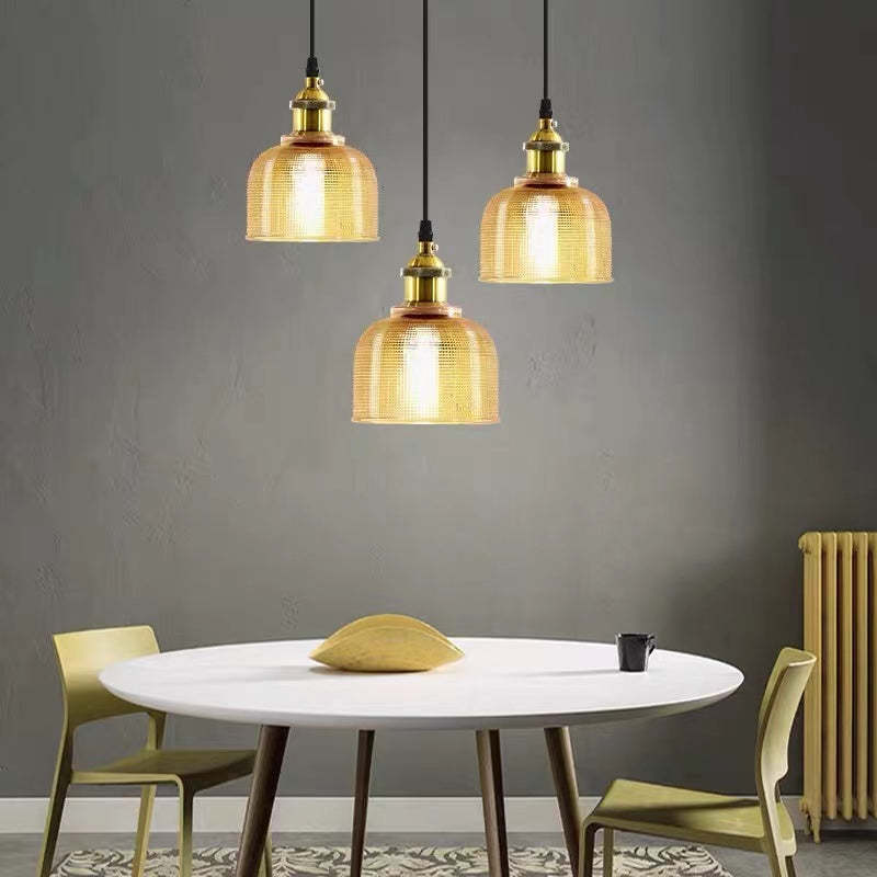 Juvoger Glass Art Deco Pendant Lights,Colorful