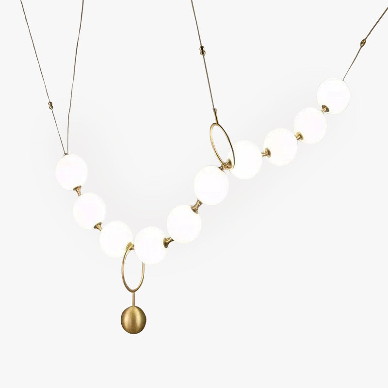 Sabopam Postmodern Loft Ball Pendant Lamp Creative Necklace Design