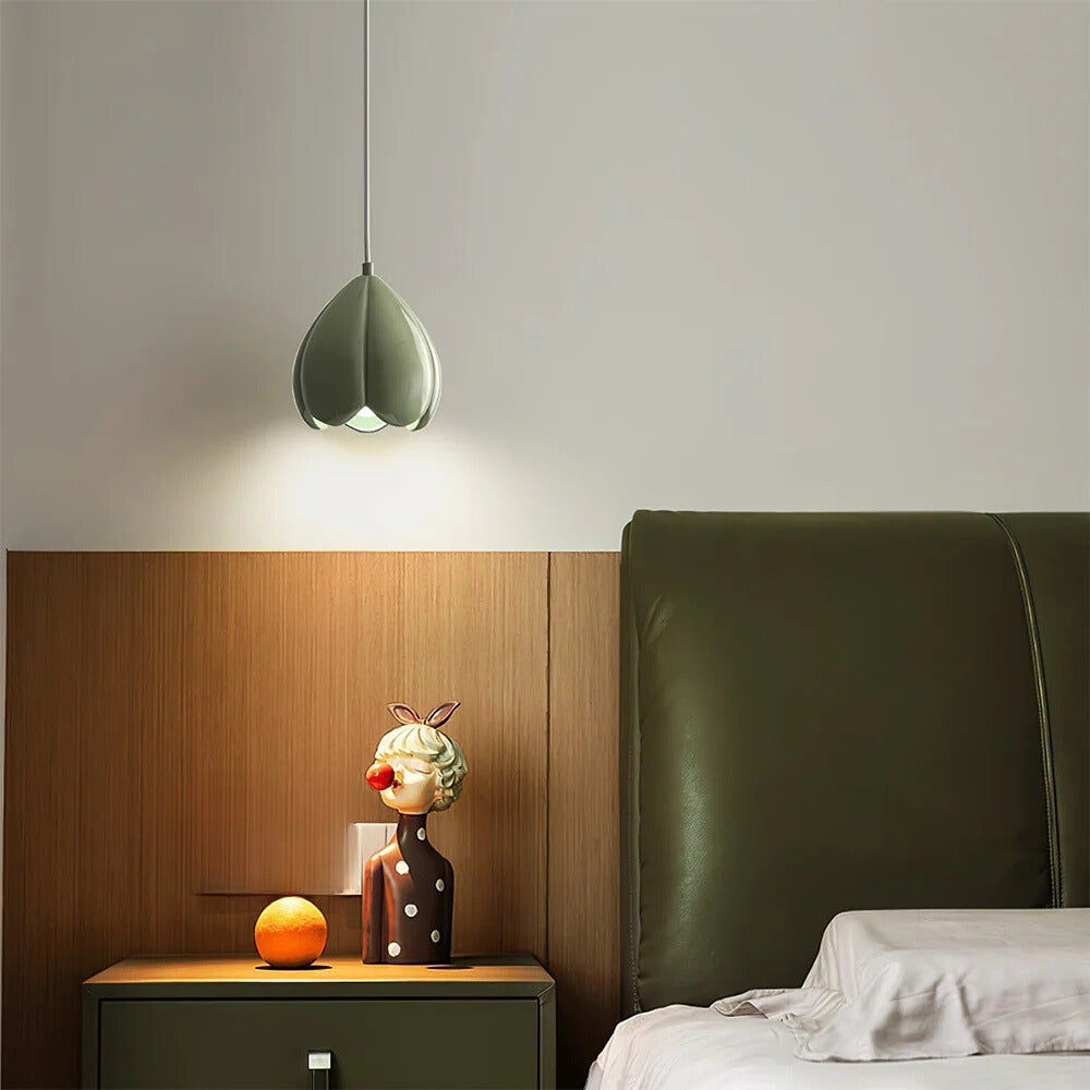 Bikamemo Modern LED Pendant Light Resin Living Room