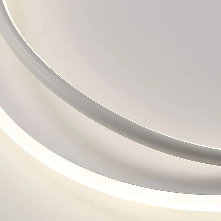 Tavogot Minimalist Ring Modernom Flush Mount Ceiling Light