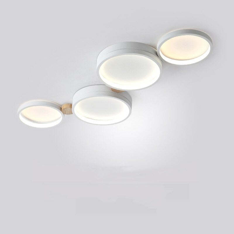 Famitok Round Flush Mount Ceiling Light 3 Colour 3/4/5/6/7 Heads