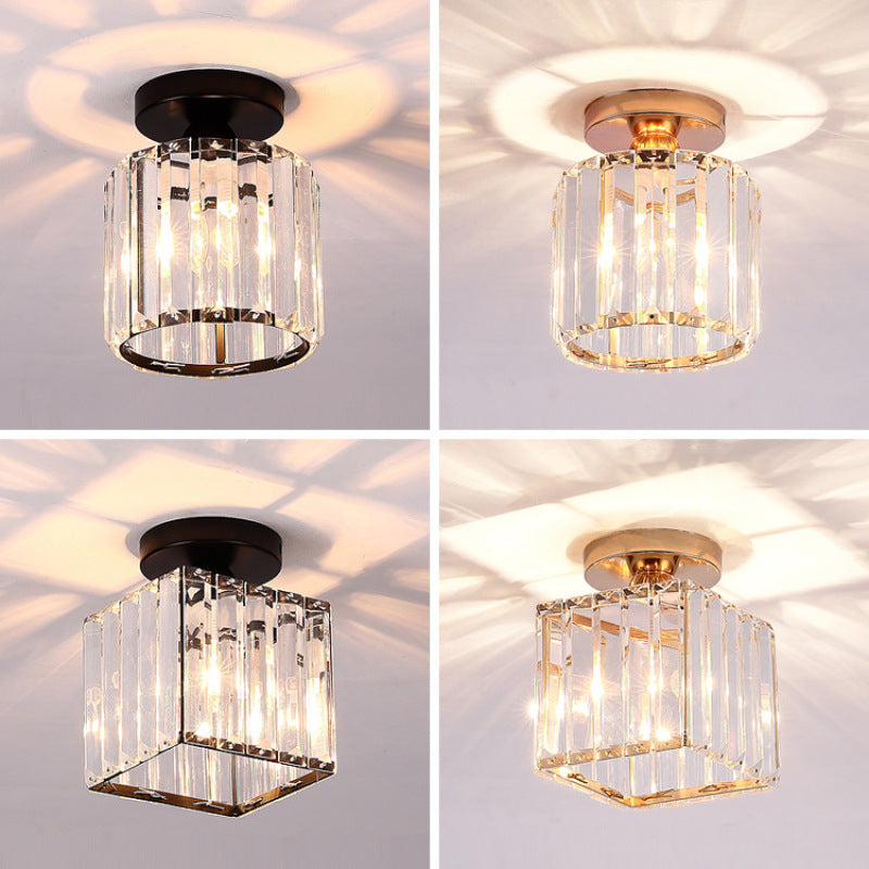 Cerin Modern /Crystal Ceiling Light, 3 Colors-Neutral Decor