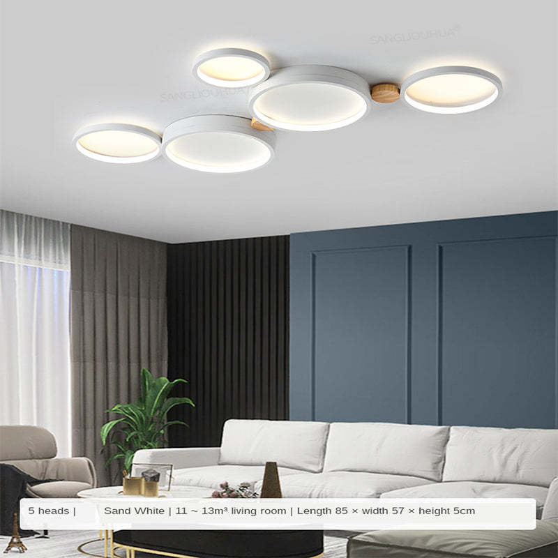 Famitok Round Flush Mount Ceiling Light 3 Colour 3/4/5/6/7 Heads