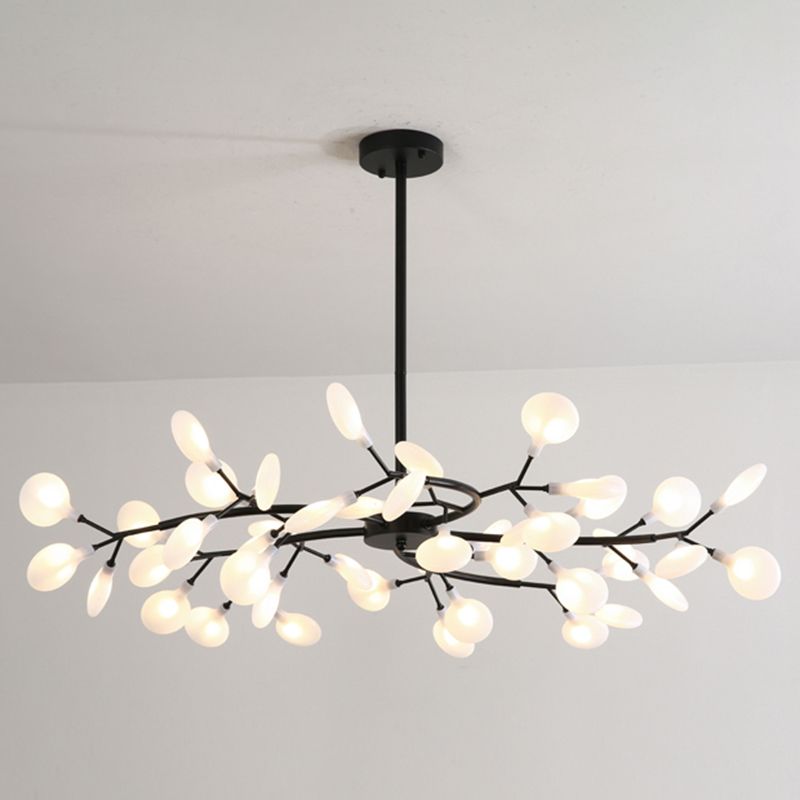 Zumulel Unique Branch Firefly Sputnik Art Deco Chandelier