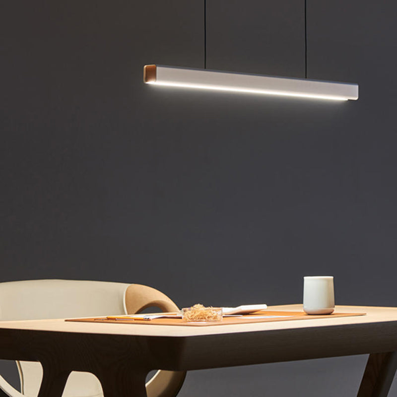 Eron Minimalist Classic Black & White Linear Pendant Light-Neutral Decor