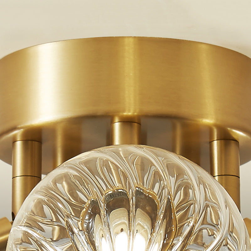 Puruler Modern Clear Bubble Glass Ceiling Light