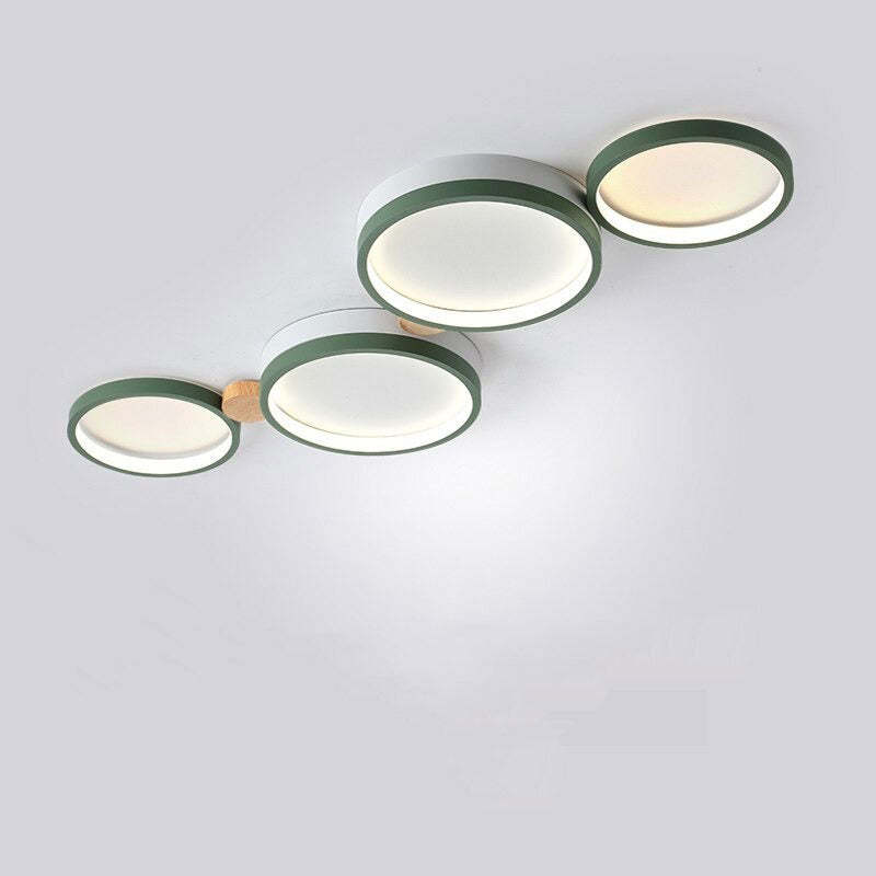 Famitok Round Flush Mount Ceiling Light 3 Colour 3/4/5/6/7 Heads