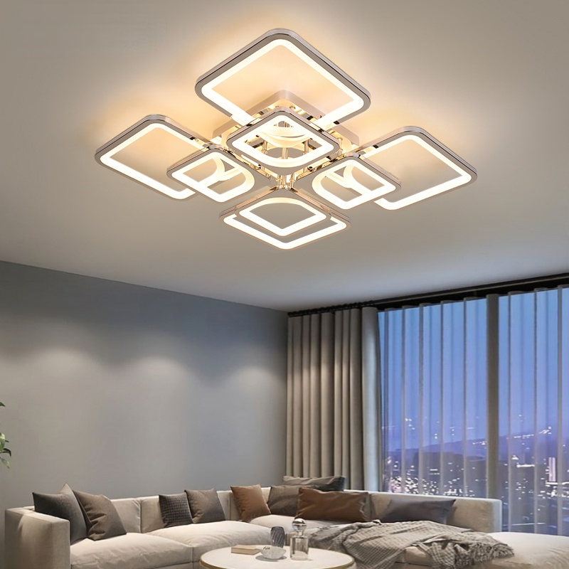 Kemukod Modern Square Flush Mount Ceiling Light