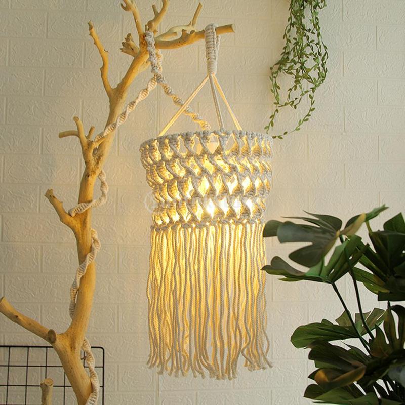 Dasemel Pendant Light, 7 Style, Cotton Rope