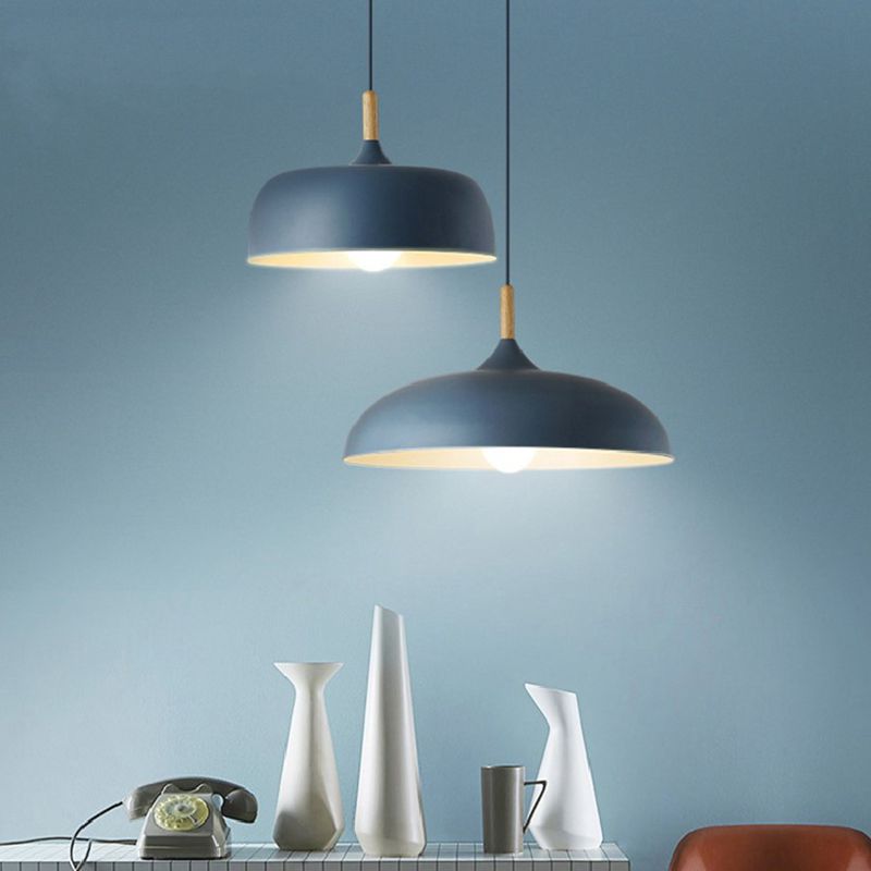 Fedilame Modern Pendant Light Dome Macaron Dining Room