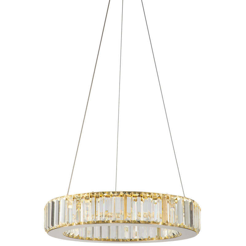 Rabitas Elegant Round Crystal Chandelier, Clear