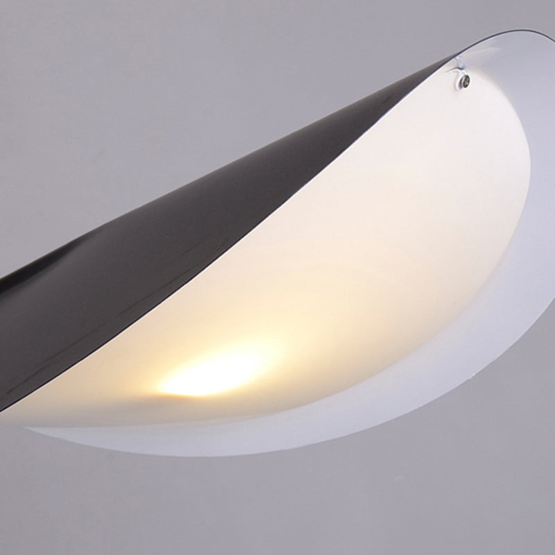 Savusut Modern Arch Metal Floor Lamp, Black