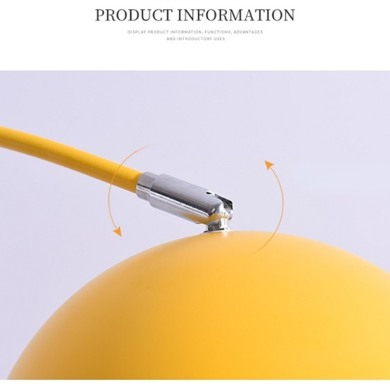 Bosadil Macaron Modern Fishing Arc Floor Lamp