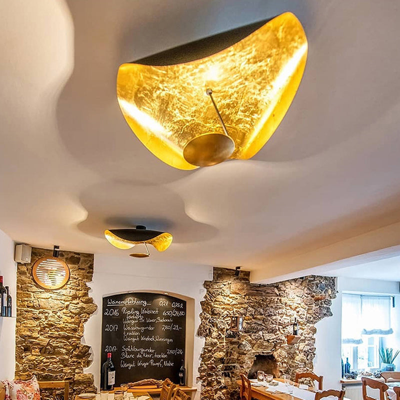 Maleres Pendant Light 3 Colour, Gold Foil Pendant Lights