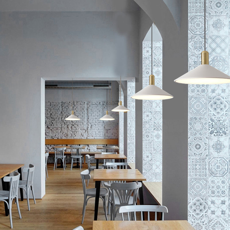 Zelusid Vintage Umbrella Monochrome Pendant Light
