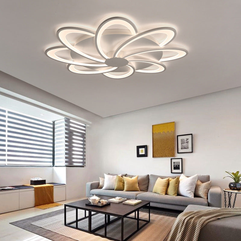 Tiguram Flower Shape Ceiling Light White , 2 Style