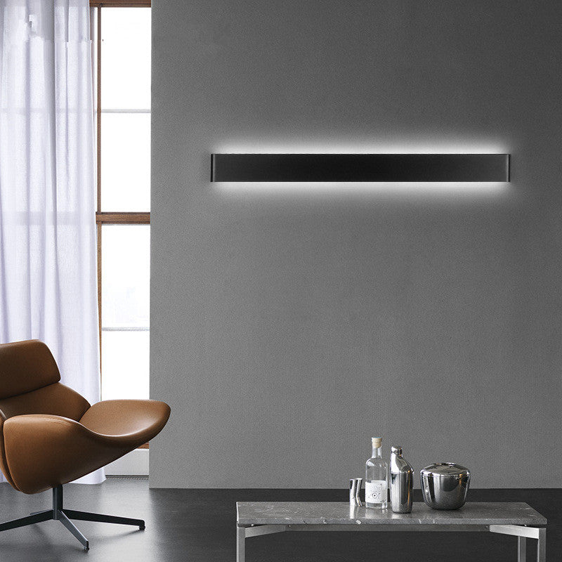 Pulivir Minimalist Wall Lamp, Black/White