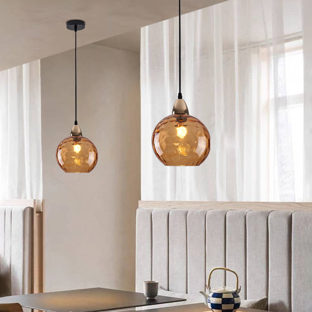 Avo Ripple Glass Pendant Lights-Neutral Decor